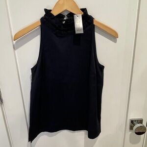 Ann Taylor Top Navy Blue NEW NWT Petite XXS  XS